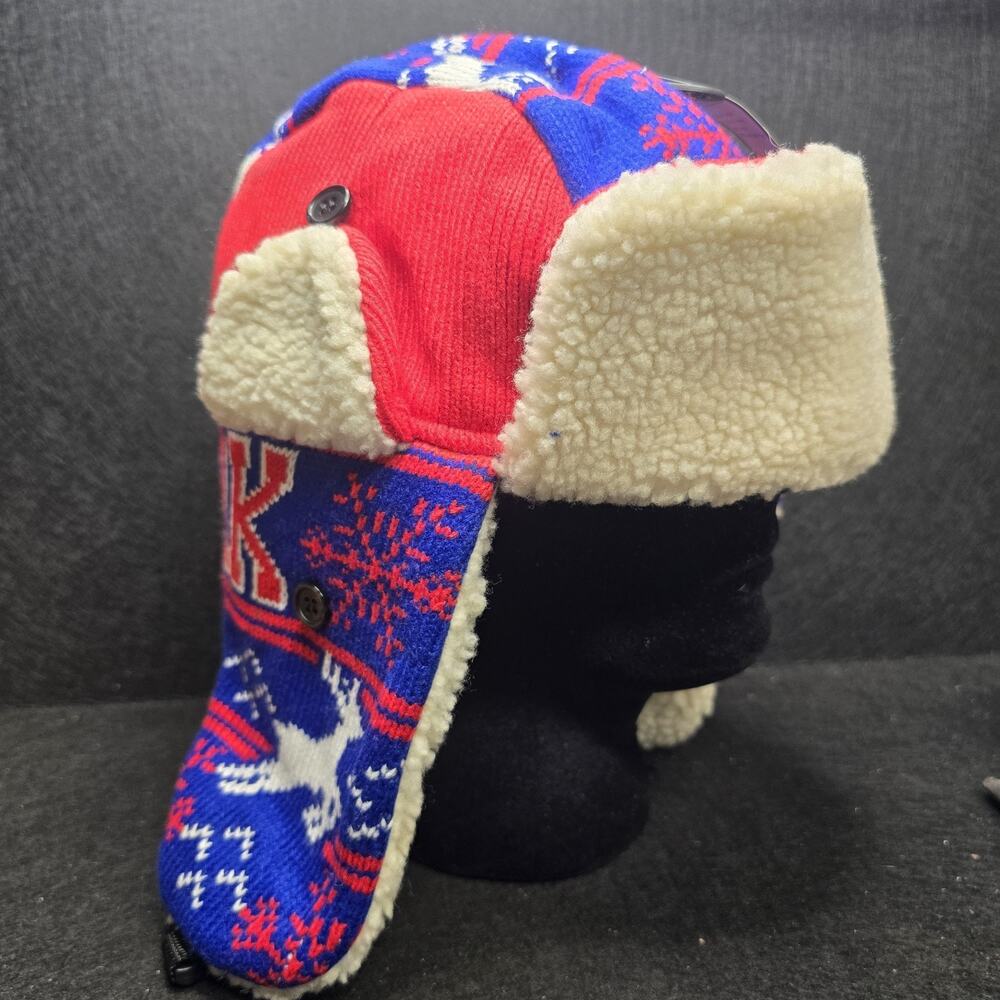 CityHunter USA New York Trapper Hat Aviator Knit Beanie Fleece Winter Ear Flap